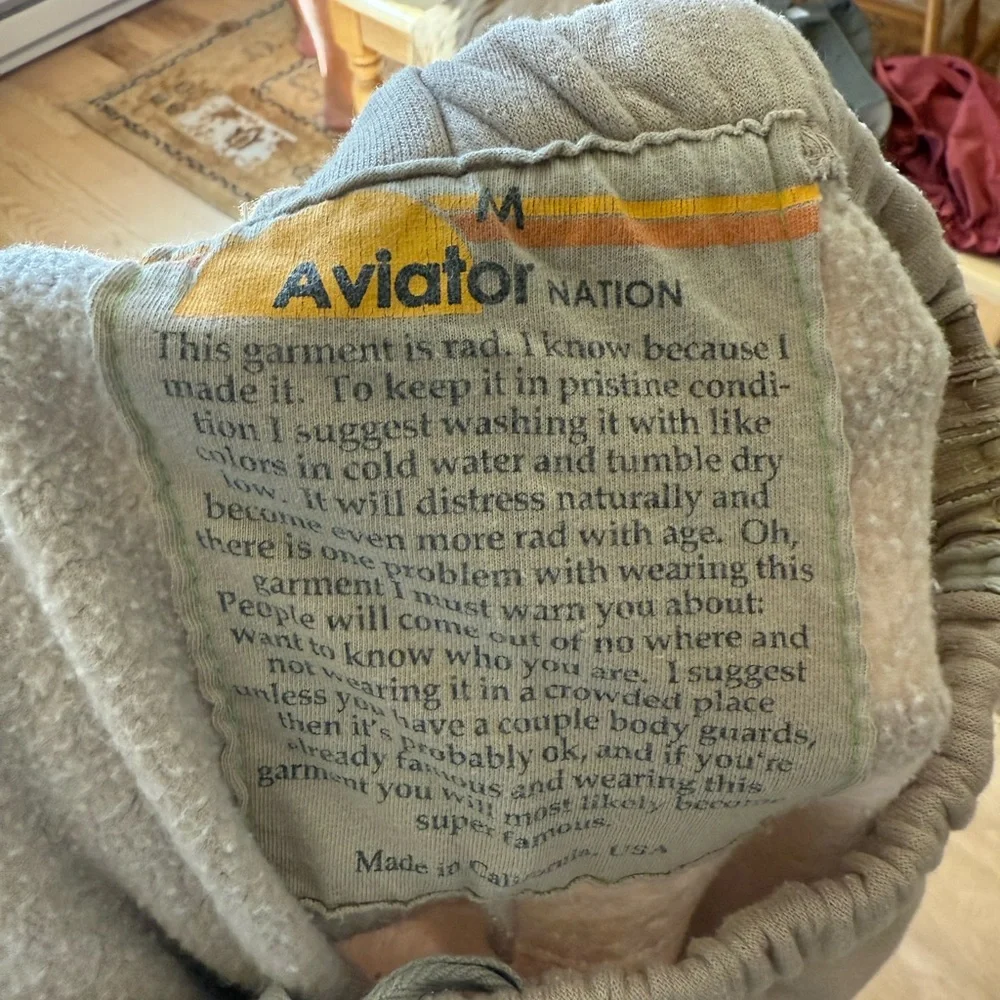 AVIATOR NATION 5 STRIPE SWEATPANTS - Picture 3 of 5